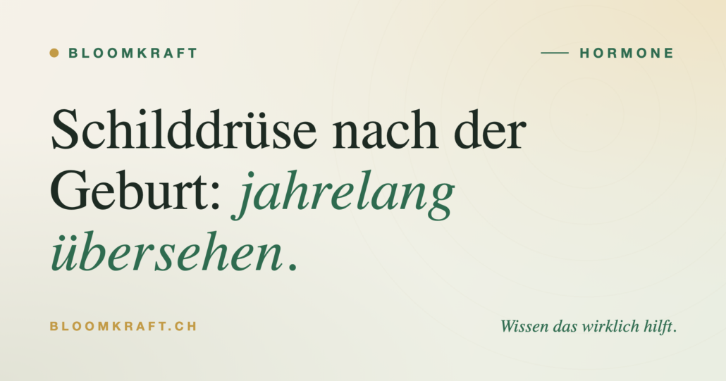 Schilddrüse nach der Geburt: Warum viele Mütter jahrelang falsch behandelt werden